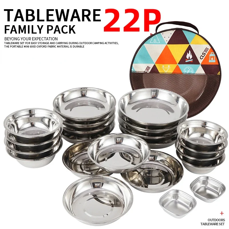 Camping Cooking Dining Set - Set di stoviglie portatili CLS Camp