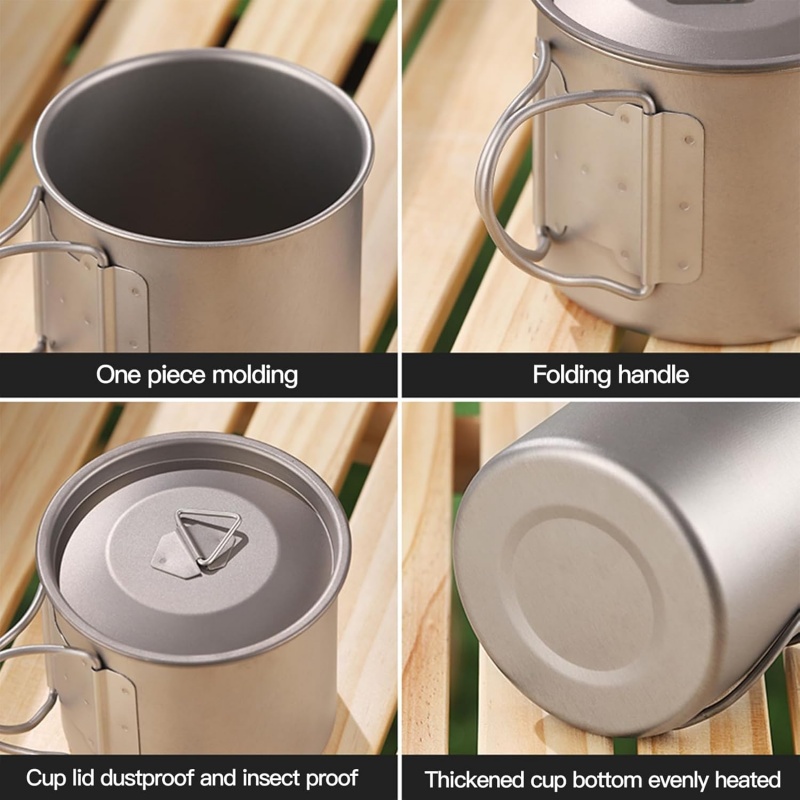 Tazza da campeggio in titanio  - Camping Cooking Organizer recensione e prezzo
