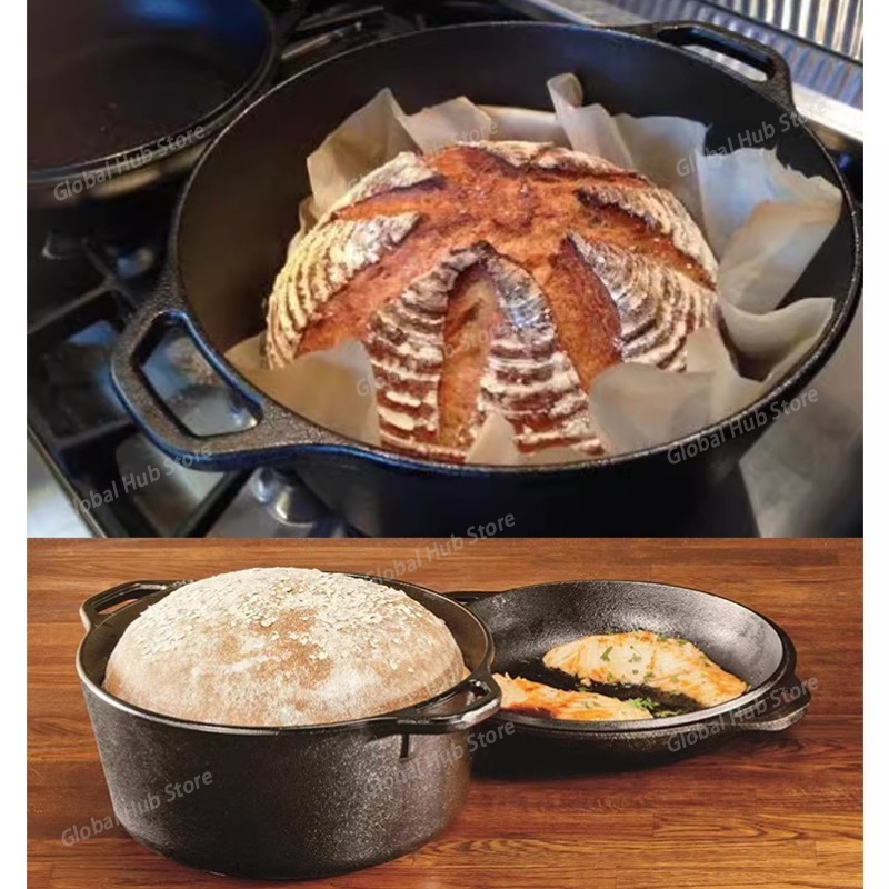 Forno olandese in ghisa 2 in 1 - Camp Dutch Oven Cast recensione e prezzo