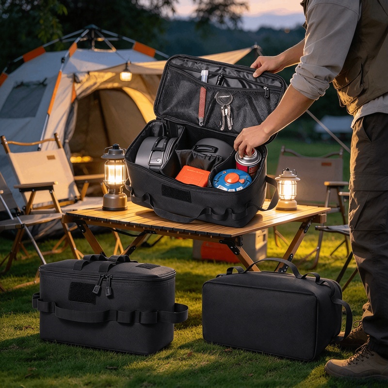 Borsa portaoggetti per attrezz - Camping Cooking Organizer recensione e prezzo