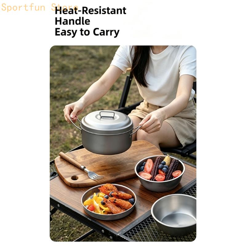 Gruppo pentole per pasti da ca - Camping Cooking Dining Set recensione e prezzo