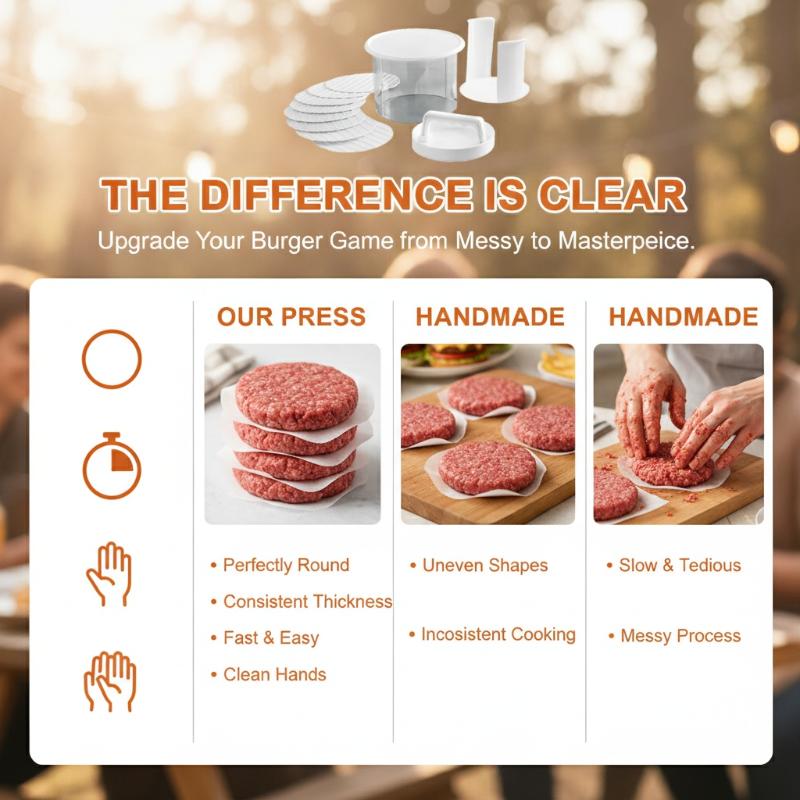 Stampo per hamburger multistra - Camping Cooking Container recensione e prezzo